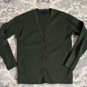 HATCH The Rib Knit Cardigan Olive Size 4
